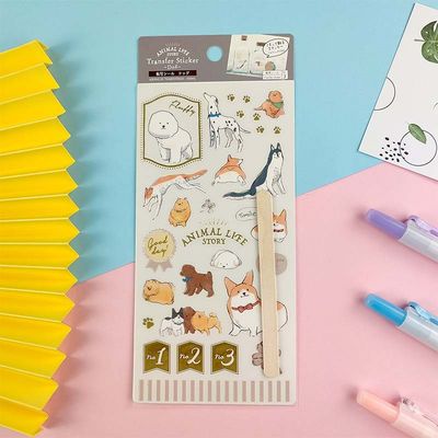 Wiping Custom Transfer Stickers Vinyl  UV Offset Printing DIY Manual Account